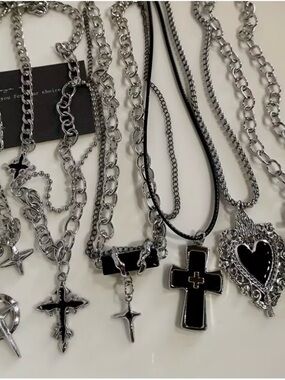Anime Punk Gothic Fantasy Cosplay Necklace NEW Jewelry Fashion Women Beauty x6